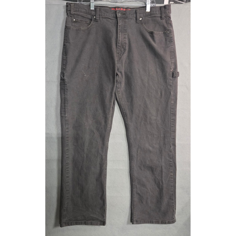 Dickies Carpenter Pants Mens 38x30 Brown Canvas Workwear Utility DU805RSL